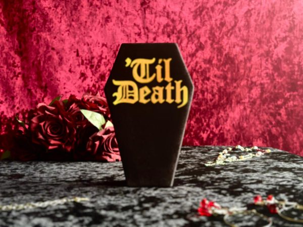 Gold ‘Til Death Coffin Jewellery Box