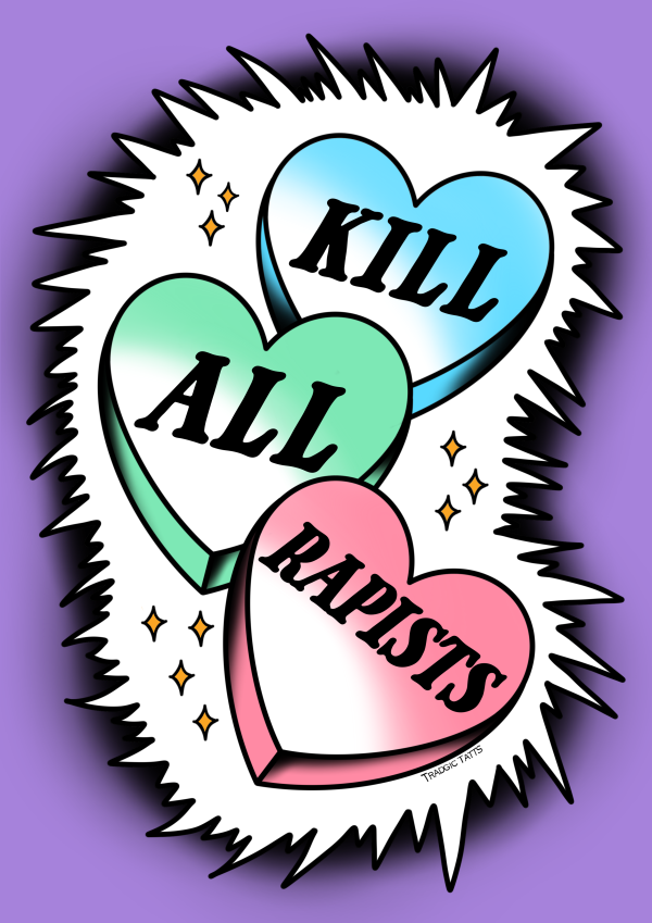 Kill All Rapists A4 Print