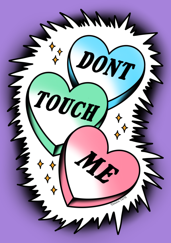 Don't Touch Me A4 Print